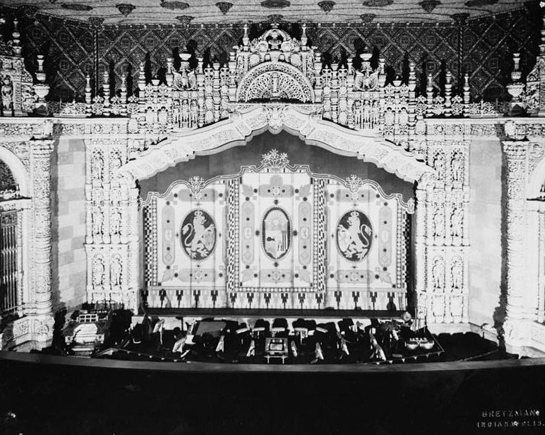 Indiana Theatre, Indianapolis Indiana 1927 PROSCENIUM