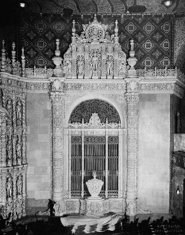 Indiana Theatre, Indianapolis Indiana 1927 EAST ORGAN GRILLE