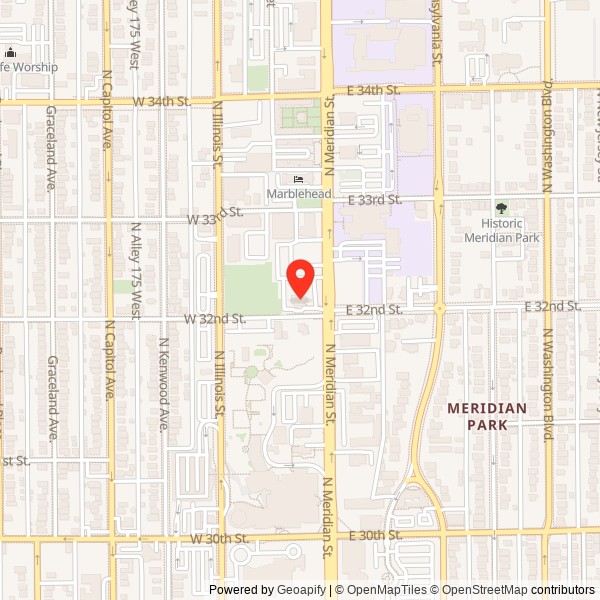 Alfred M. Glossbrenner Mansion Location Map