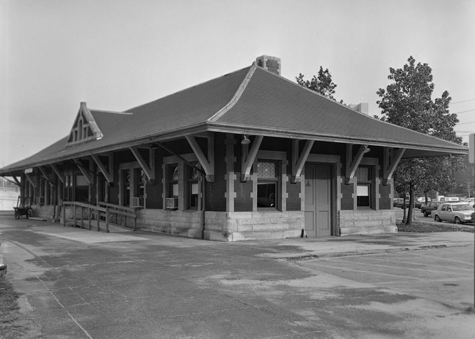 Big Four Train Depot, Lafayette Indiana 1993 View northeast, south and west sides.