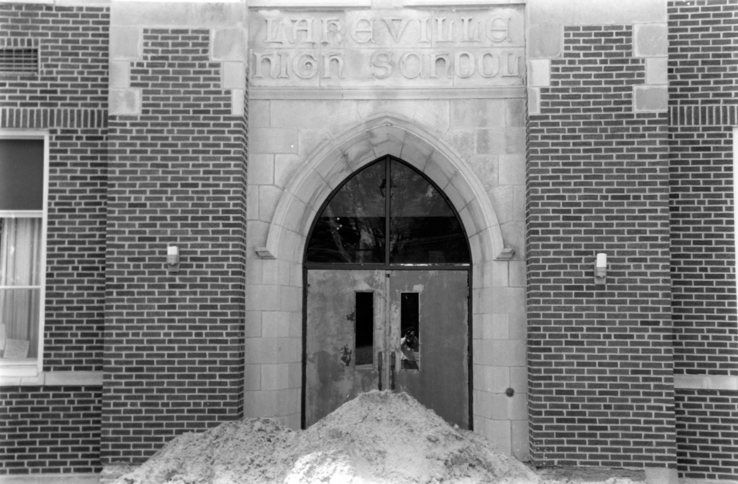 Lakeville High School, Lakeville Indiana Main entry arch (1990)