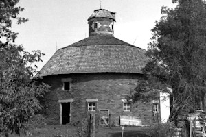 Cornish Griffin Round Barn - Keeler Barn, Pleasant Lake Indiana
