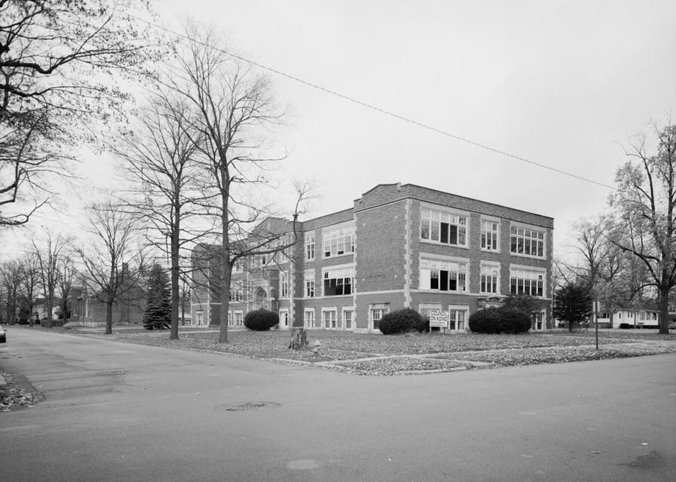 Joint High School, Rochester Indiana 1992 General view, looking northeast