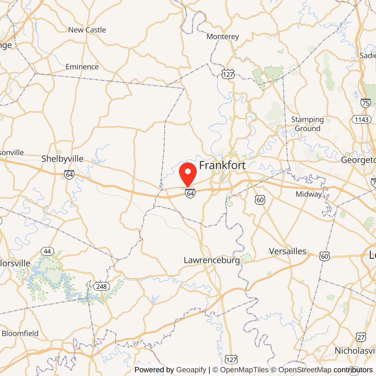 Bridgeport School Location Map