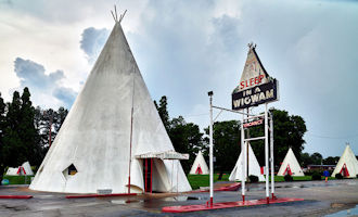 Wigwam Village -  Tee Pee Motel, Cave City Kentucky