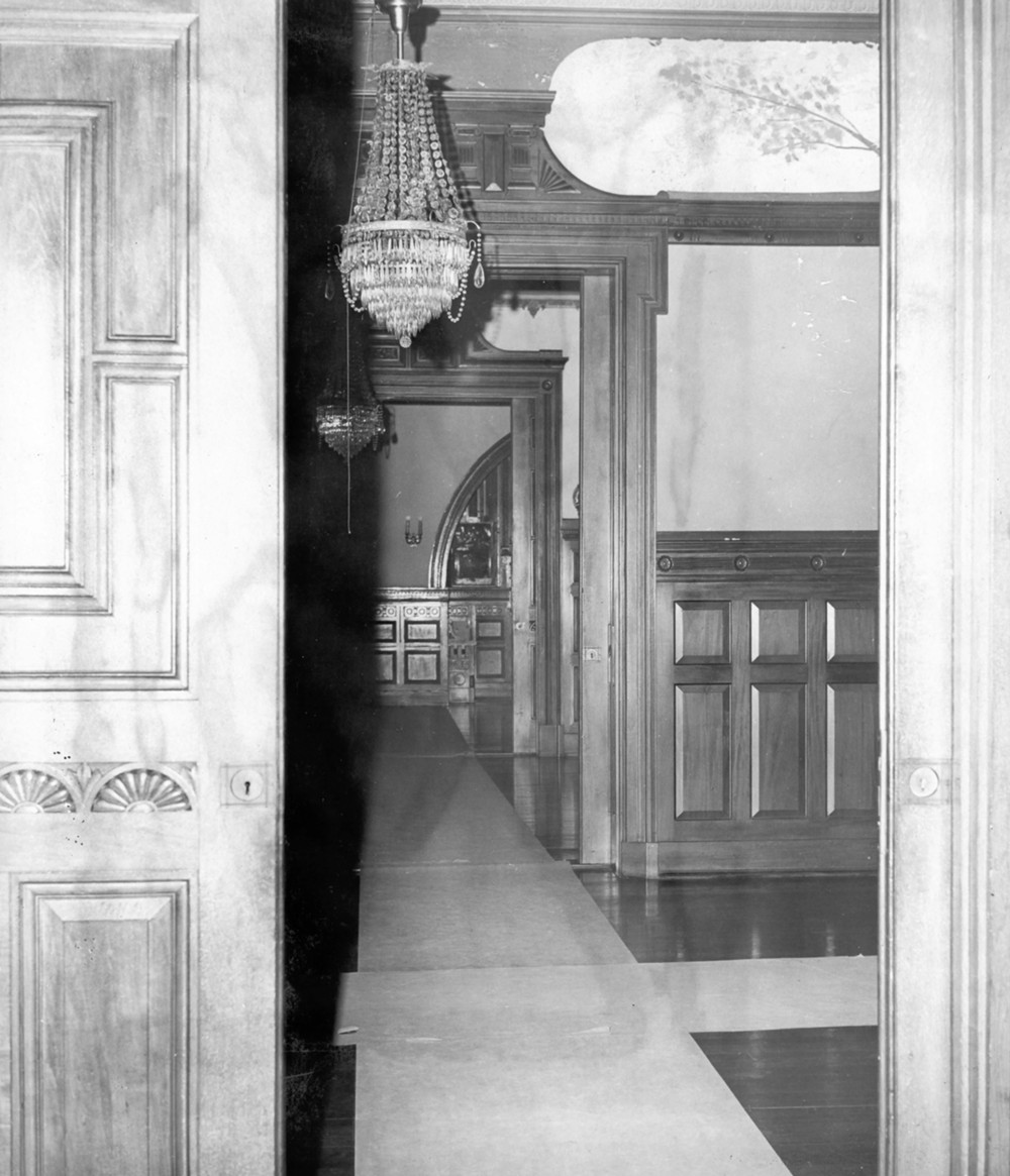 Monticello - Thomas Jefferson Megibben House, Cynthiana Kentucky Vista from music room (1974)