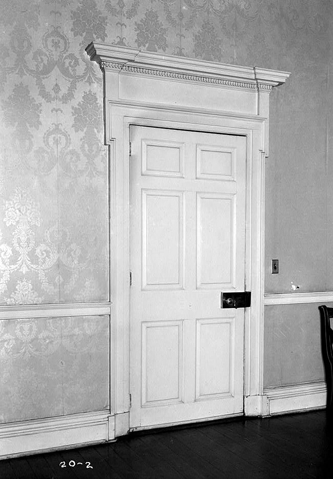 Detail typical of interior door (first floor) - Liberty Hall, Frankfort Kentucky