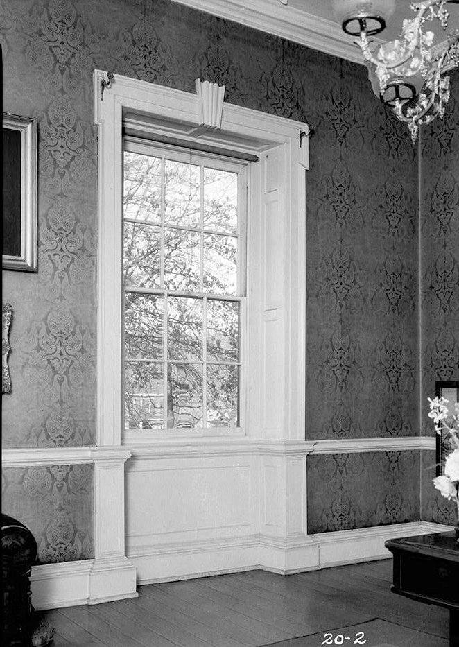 Detail of window (first floor) - Liberty Hall, Frankfort Kentucky