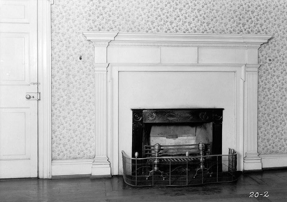 Detail of mantle (bedroom over drawing room) - Liberty Hall, Frankfort Kentucky