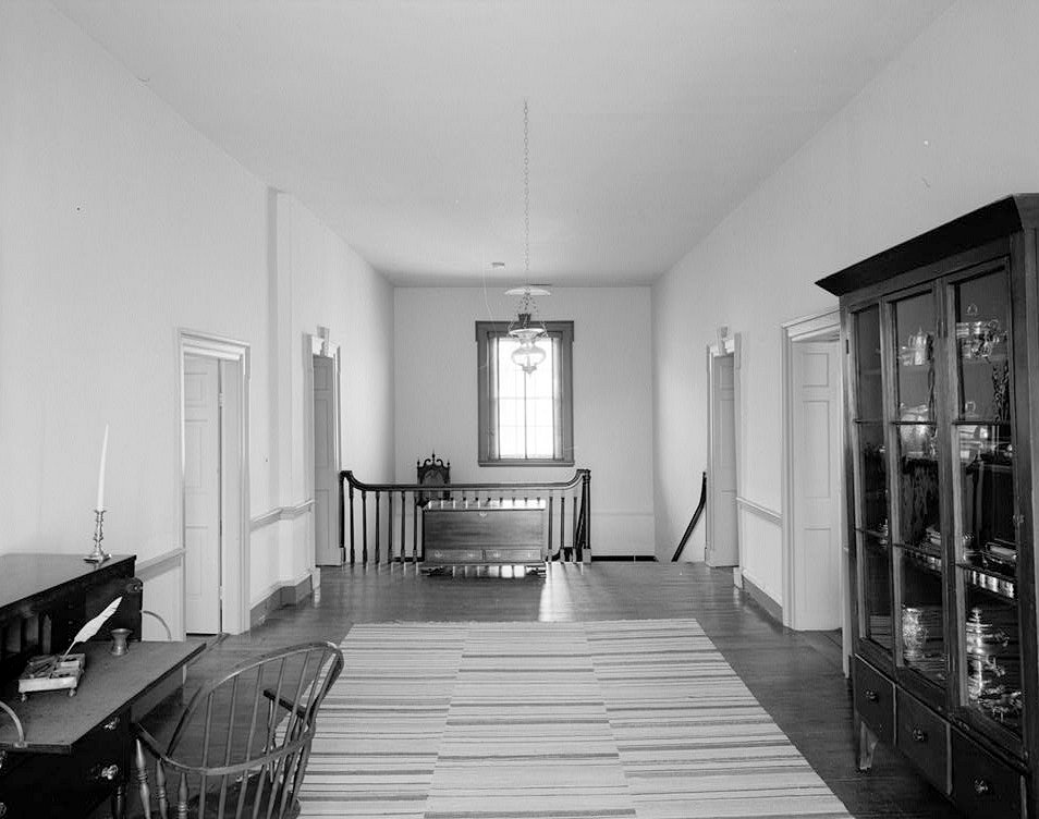 East view of central hallway, second floor - Liberty Hall, Frankfort Kentucky