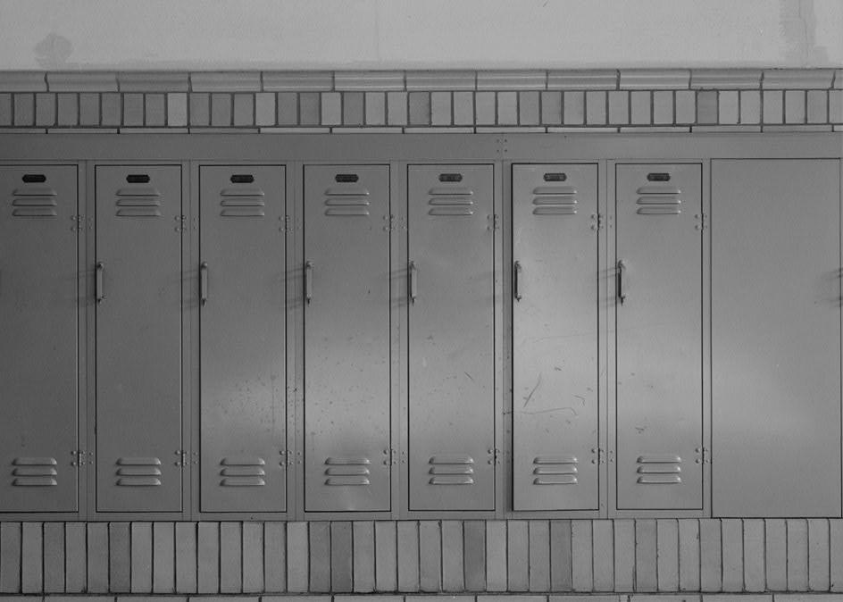 James Russell Lowell Elementary School, Louisville Kentucky 1992 HALLWAY LOCKERS IN 1931 SECTION, ON SECOND FLOOR LEVEL, TAKEN FROM THE NORTH.