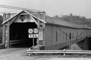 Sherburne Covered Suspension Bridge, Sherburne Kentucky