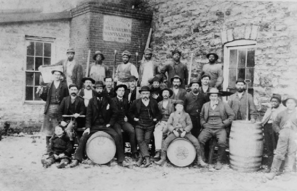 Labrot and Grahams Oscar Pepper - Old Crow - Distillery, Versailles Kentucky 1883 Distillery Employees