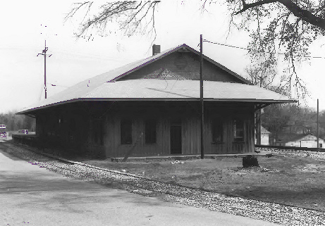 Arcadia Railroad Depot, Arcadia Louisiana 1987 Southeast