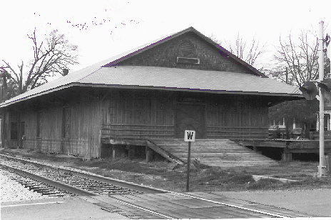 Arcadia Railroad Depot, Arcadia Louisiana 1987 Northwest