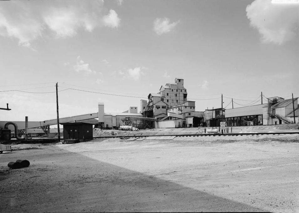 Avery Island Salt Works, Avery Island Louisiana 1990 BREAKER BUILDING FROM NORTHEAST