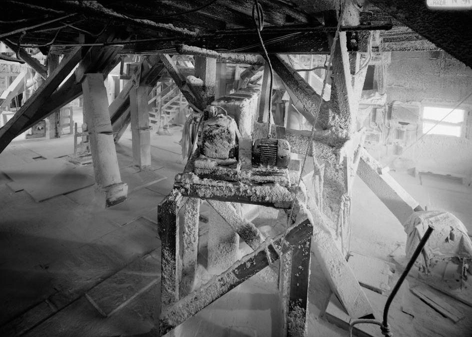 Avery Island Salt Works, Avery Island Louisiana 1990 LEVEL THREE FROM STAIRS