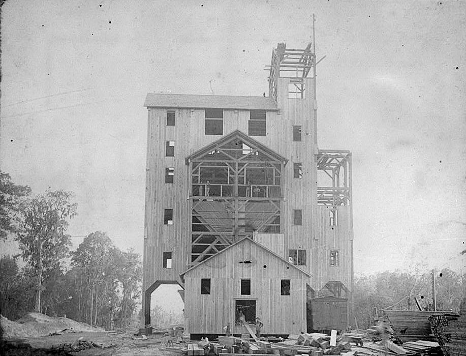 Avery Island Salt Works, Avery Island Louisiana CONSTRUCTION OF BREAKER BUILDING, NORTH ELEVATION. January 1899
