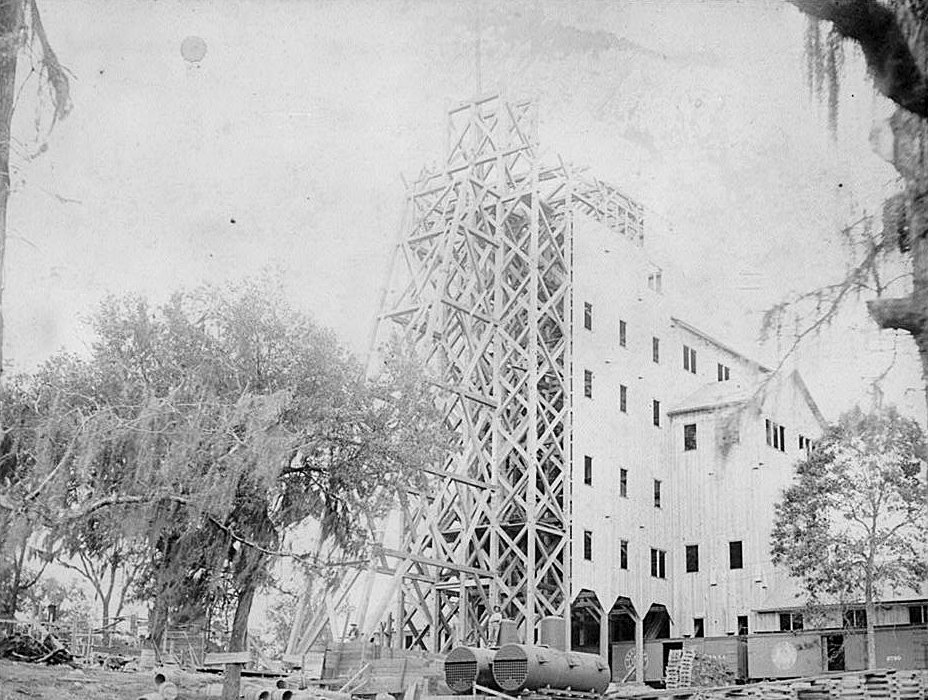 Avery Island Salt Works, Avery Island Louisiana BREAKER BUILDING WITH BOILERS AT FRONT. 1899