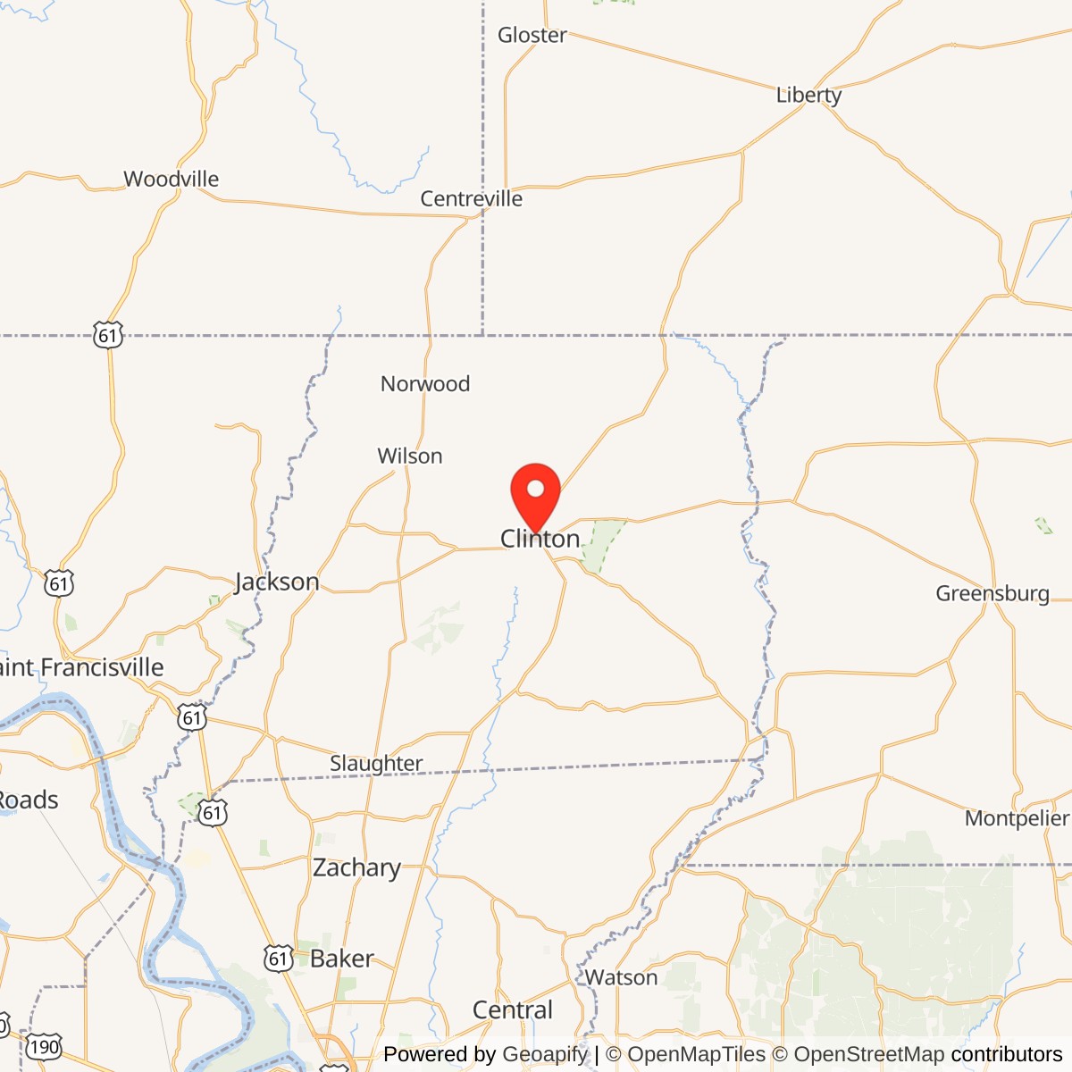 Marston House Location Map