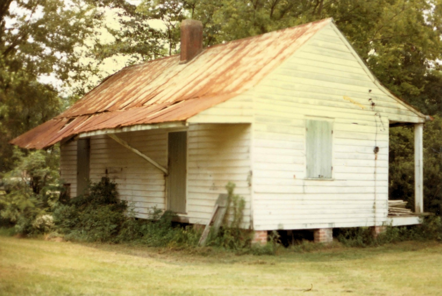 Judge Felix Poch&eacute; Plantation House, Convent Louisiana From Southeast (1980)