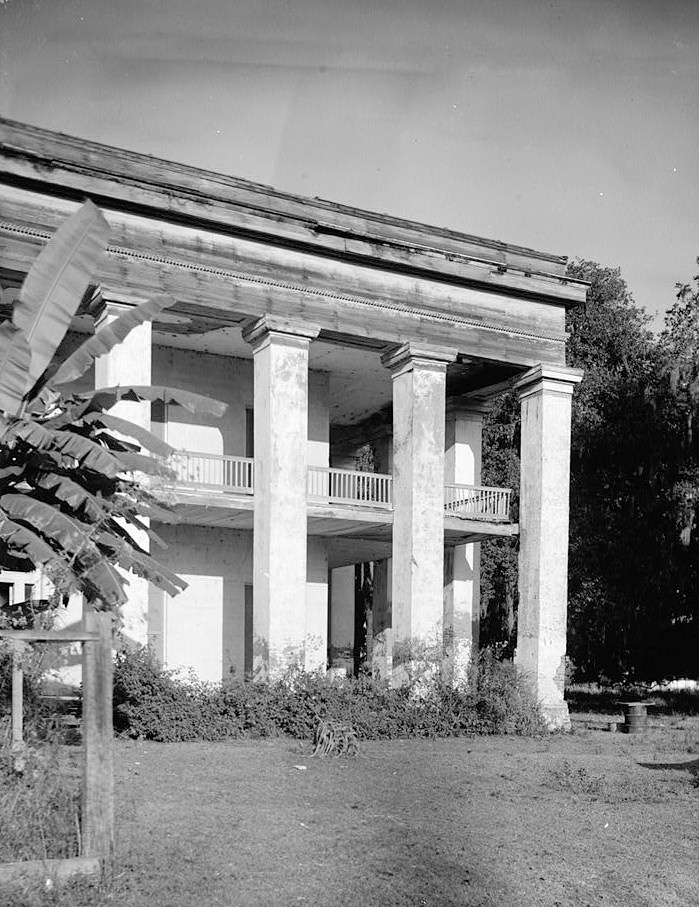 Ashland-Belle Helene Plantation Geismar Louisiana October, 1936 DETAIL SOUTH CORNER