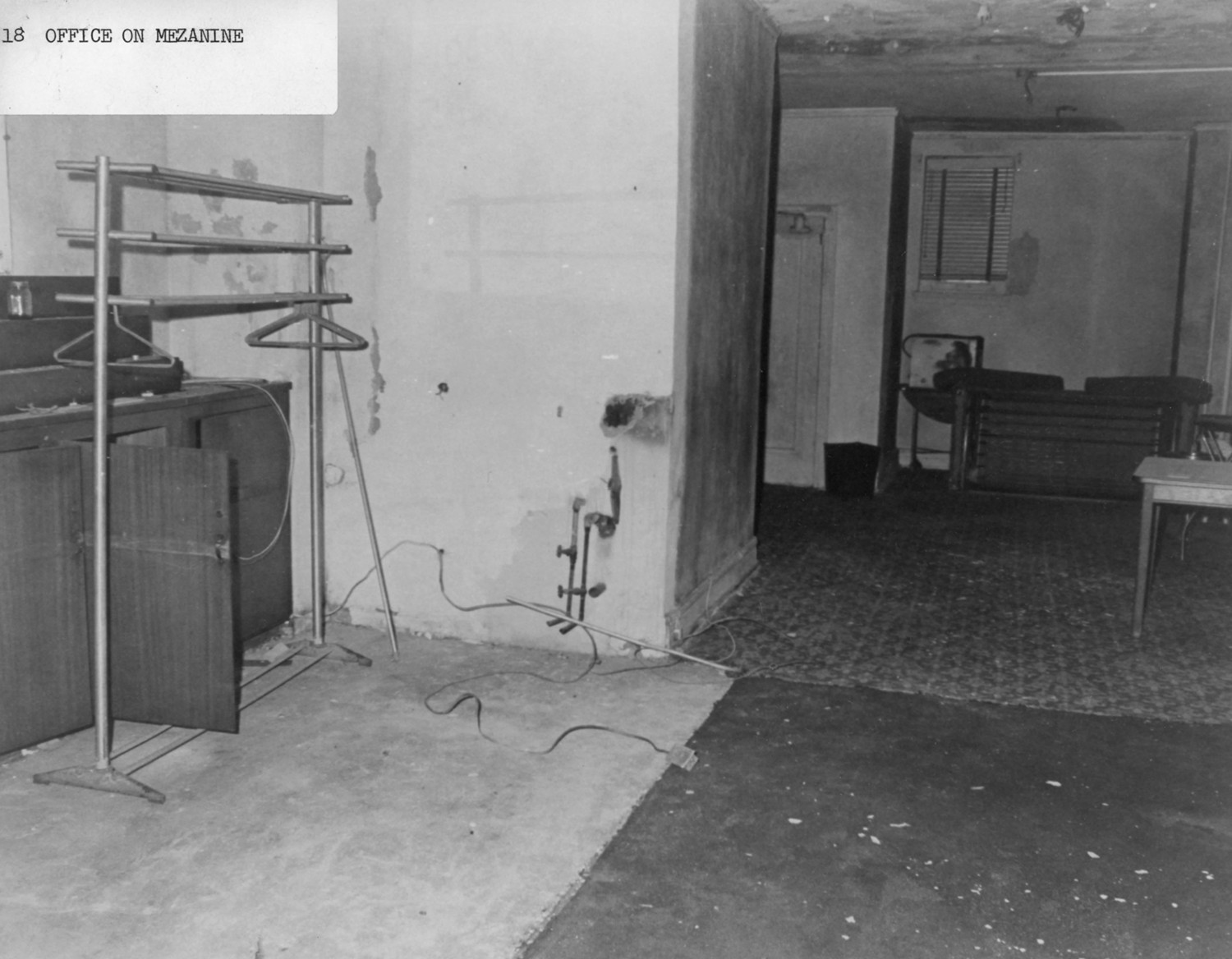 Charleston Hotel, Lake Charles Louisiana Office on Mezzanine (1978)