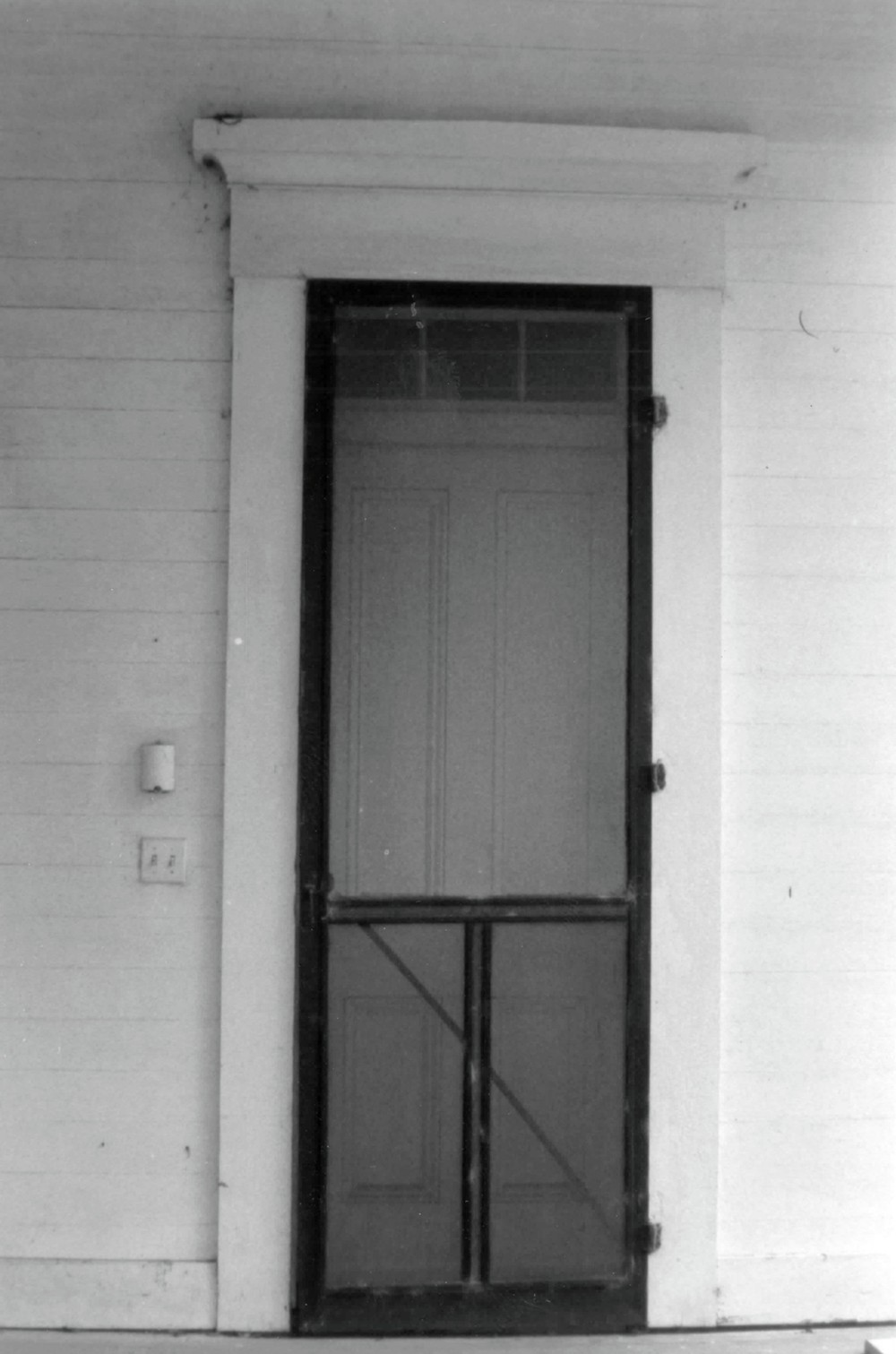 Pegram Plantation House, Lecompte Louisiana Exterior door (2003)