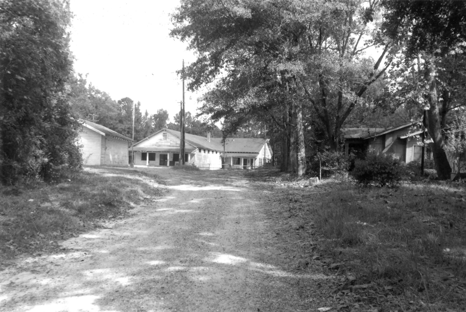 Crowell Sawmill Complex, Longleaf Louisiana Rear of Post Office, Commissary, and Worker's House (1992)