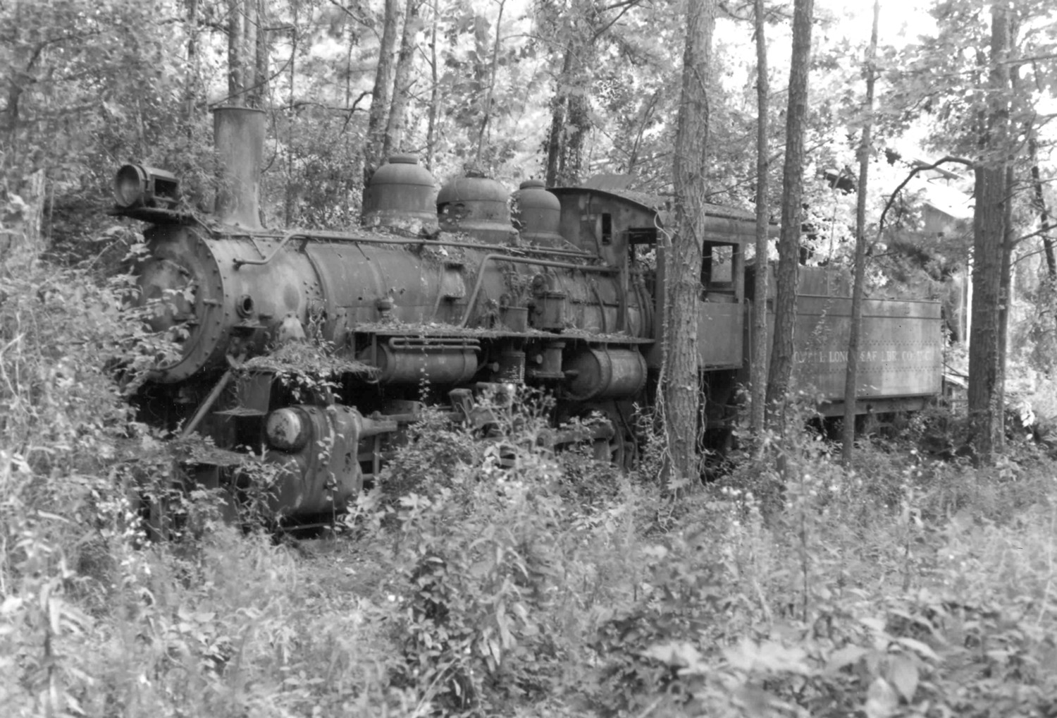 Crowell Sawmill Complex, Longleaf Louisiana 1920 Baldwin Locomotive (1992)