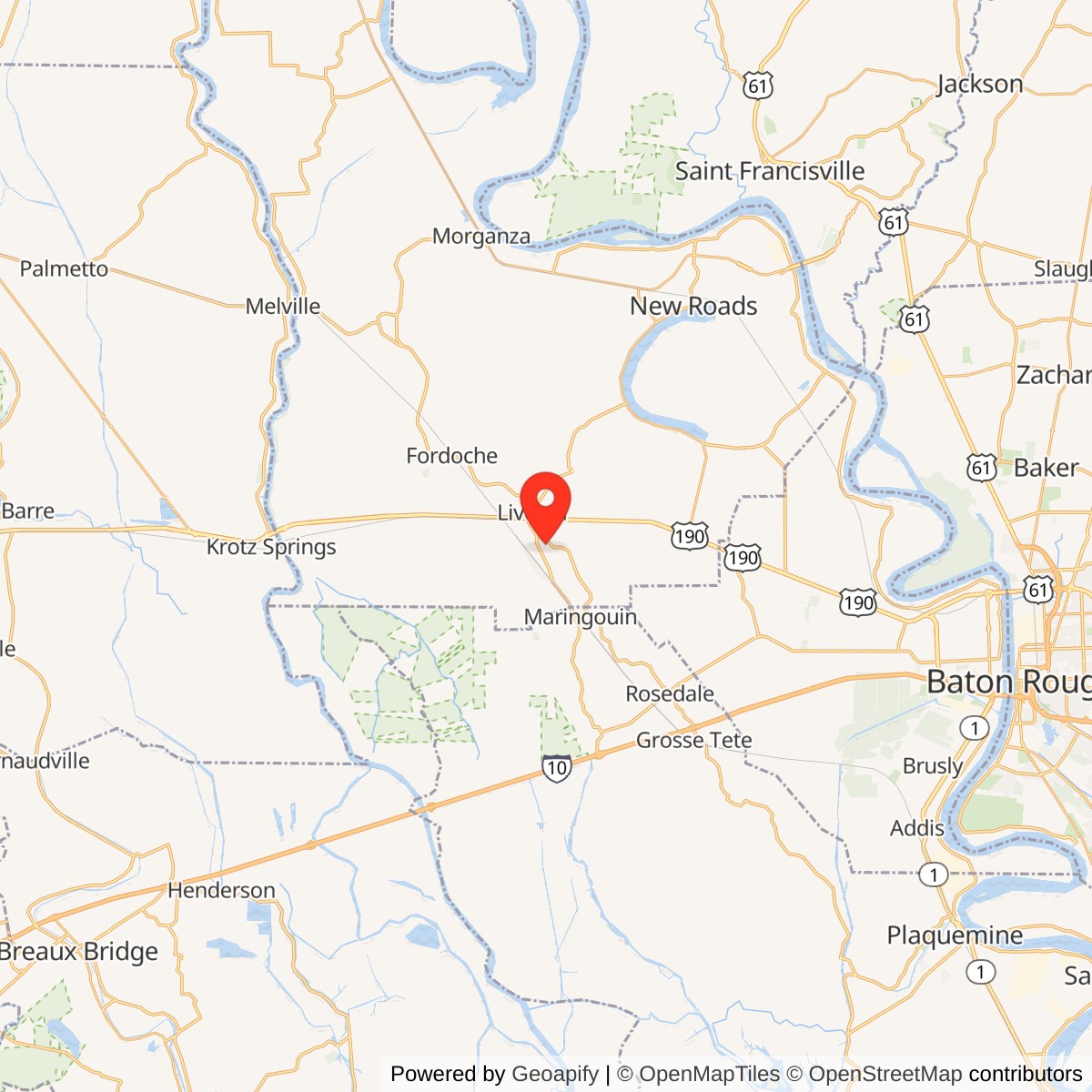 Valverda Plantation House Location Map