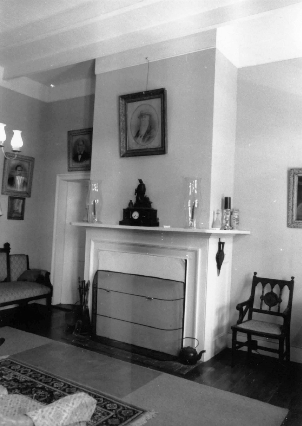 Cedar Bend Plantation, Natchez Louisiana Interior (1987)