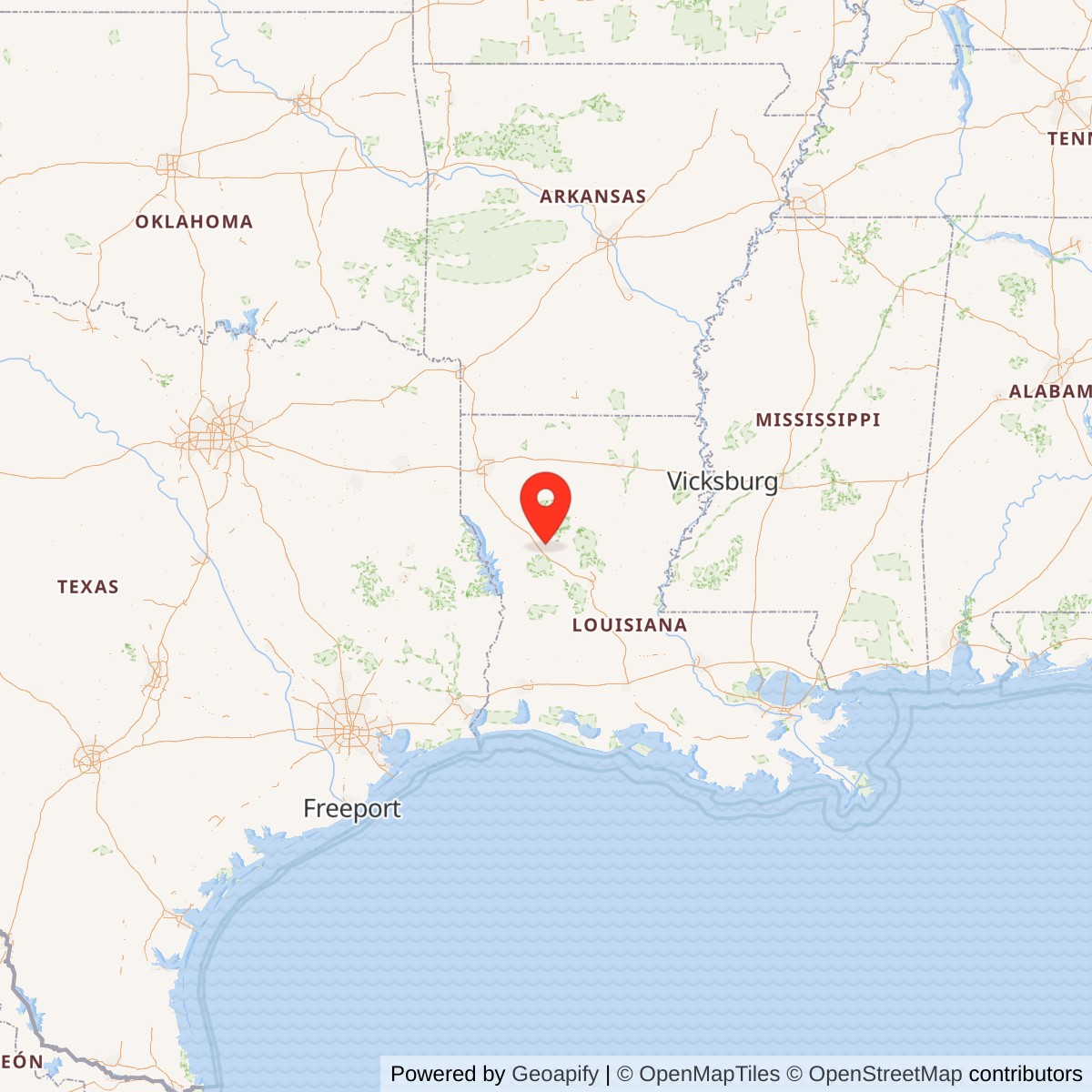 Cedar Bend Plantation State Map