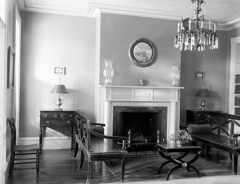 The Shadows Plantation Weeks Halls House Mansion, New Iberia Louisiana October, 1936 DRAWING ROOM