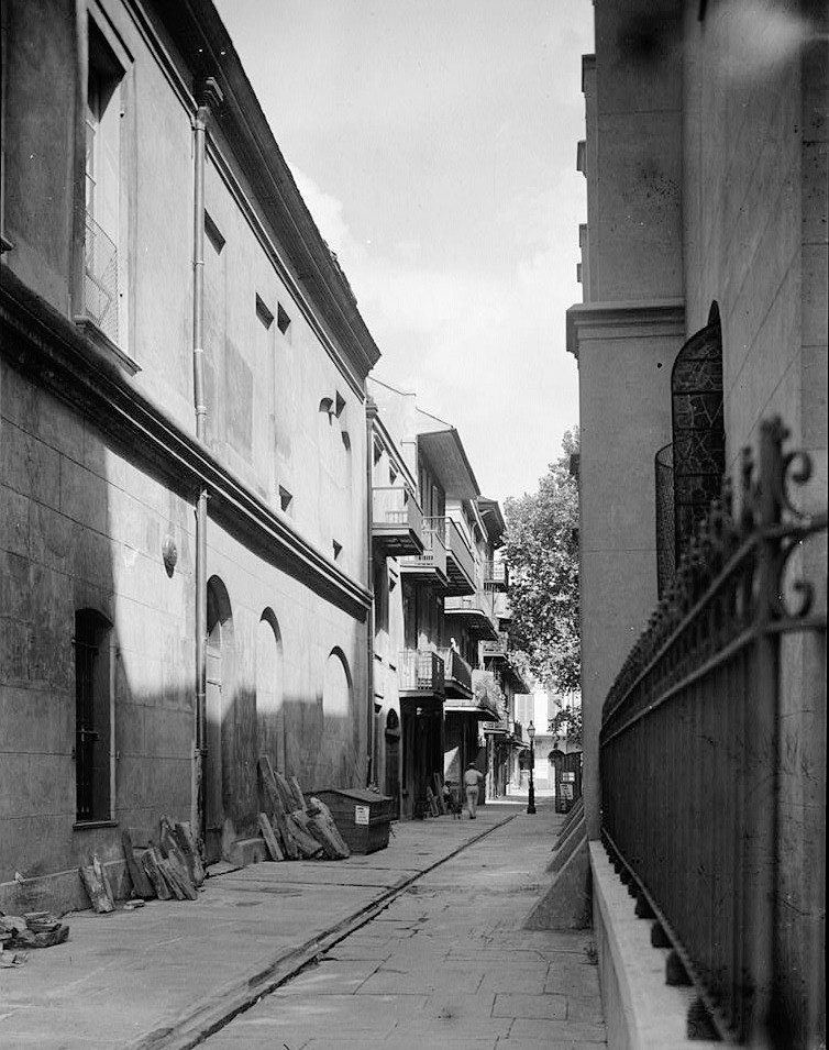 The Cabildo, New Orleans Louisiana Orleans Alley elevation. June 1936