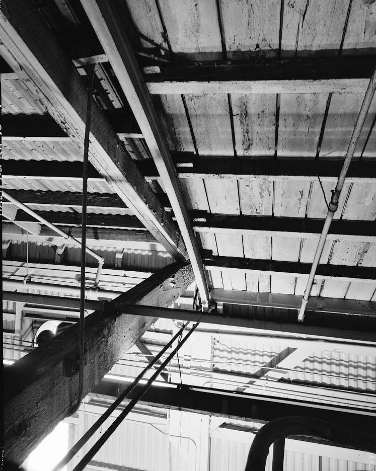 Canal Street Transit Station, New Orleans Louisiana 1992 INTERIOR DETAIL OF PRATT TRUSS, BUILDING 1.
