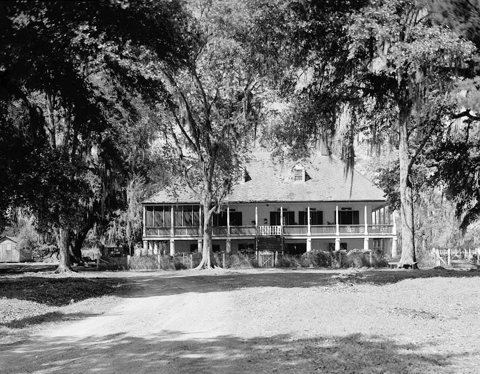 Parlange Plantation House, New Roads Louisiana September, 1936 FRONT ELEVATION (NORTHEAST)