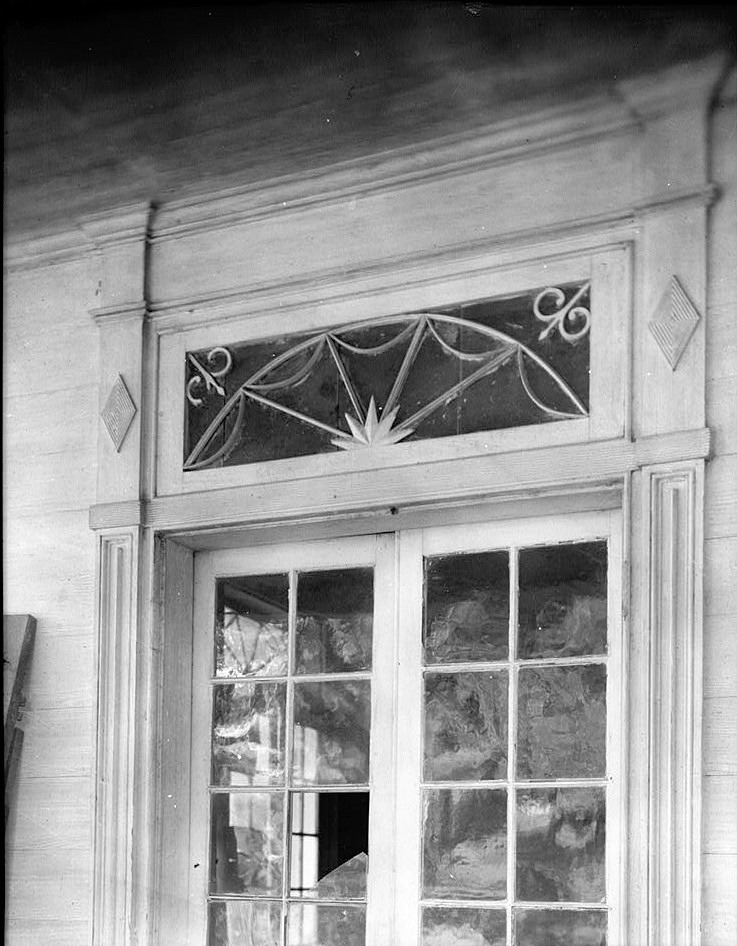 Fannie Riche Plantation House, New Roads Louisiana October, 1936 DETAIL TRANSOM