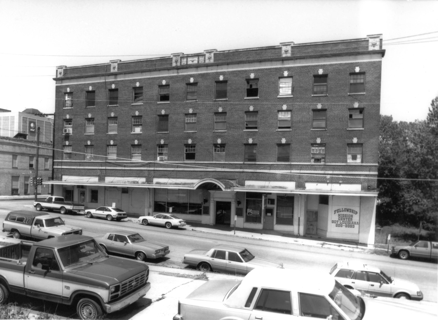 Jefferson Hotel, Shreveport Louisiana Looking northwest (1989)