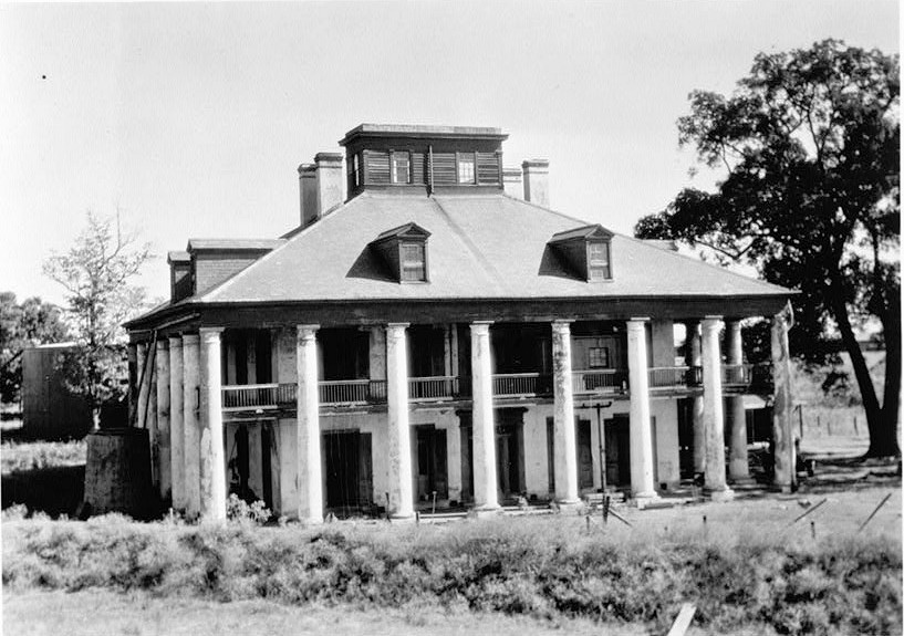 Seven Oaks Plantation (Petit Desert), Westwego Louisiana Side 1920s
