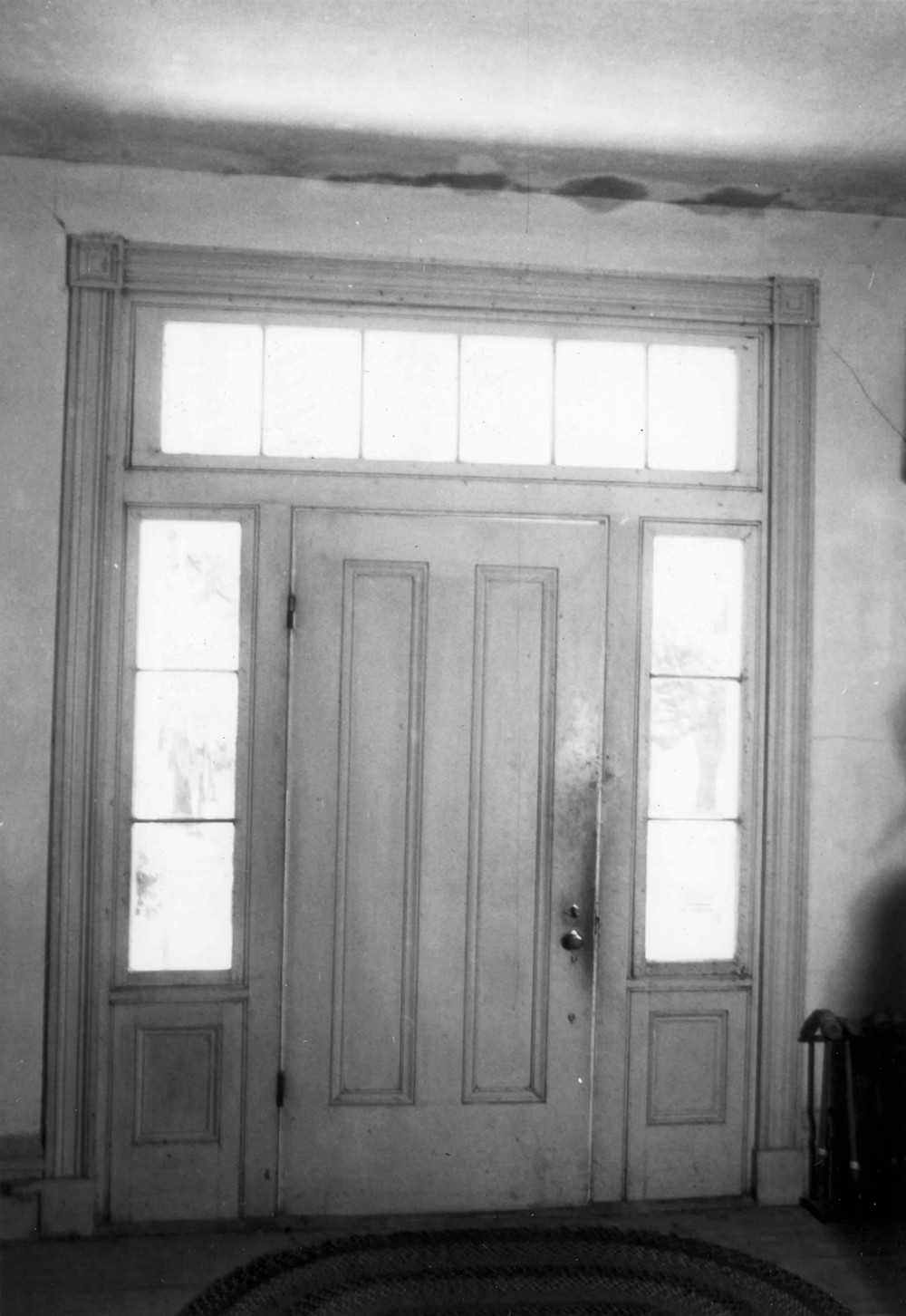 Weyanoke Plantation House, Weyanoke Louisiana Front Door (1990)