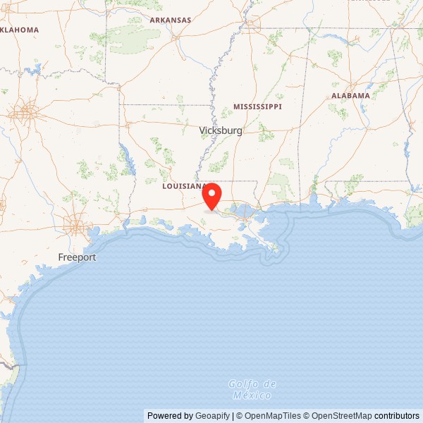 Nottoway Plantation House State Map