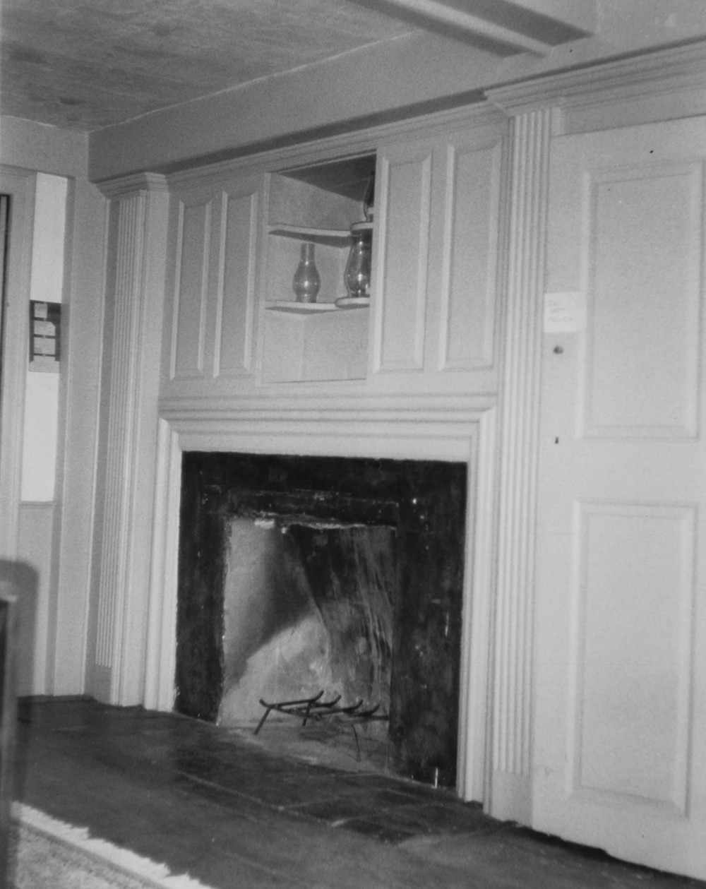Dwight-Derby House, Medfield Massachusetts Southwest parlor (ca. 1740s), view NE (1999)