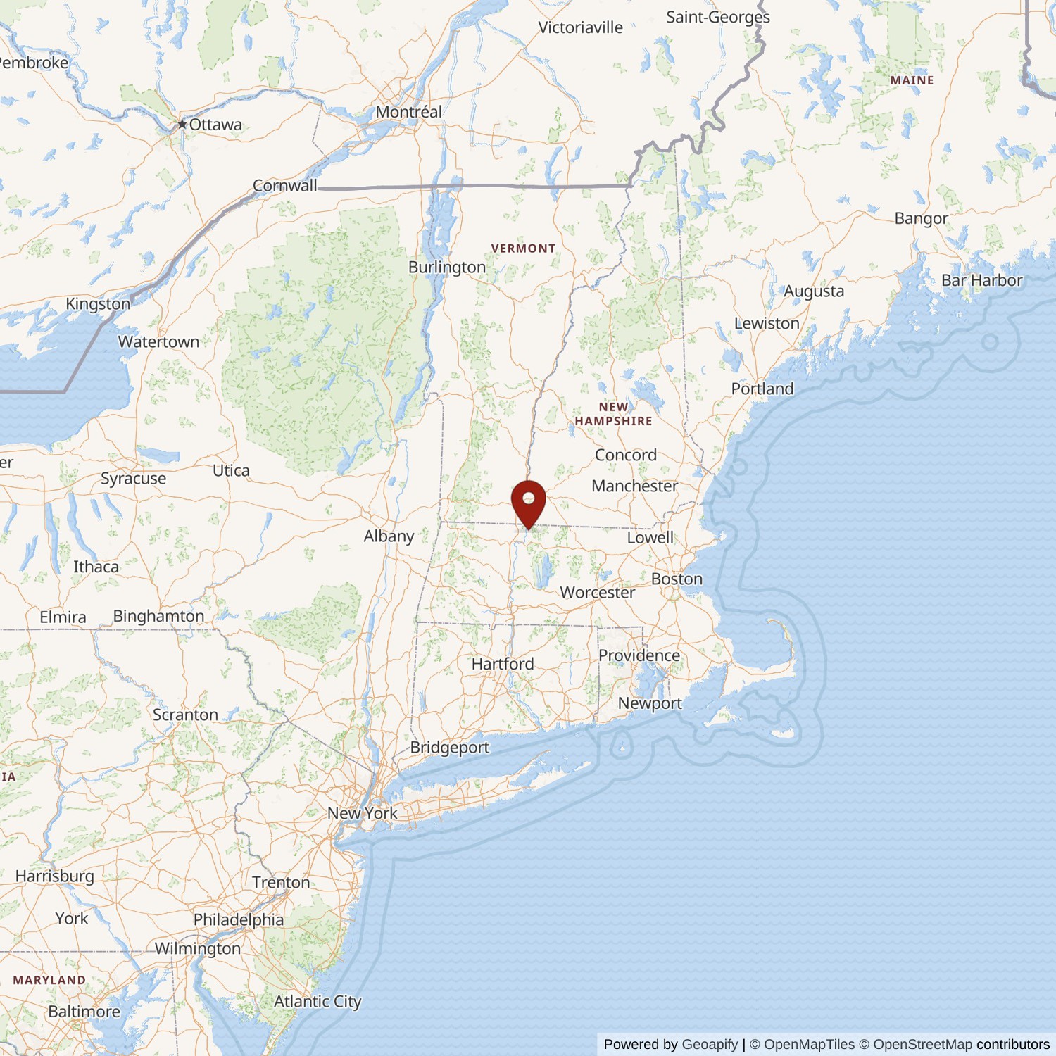 Chalet Schell (Northfield Chateau) State Map