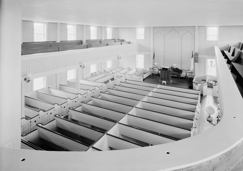 First Congregational Church, Truro Massachusetts INTERIOR, LOOKING  NORTHWEST  