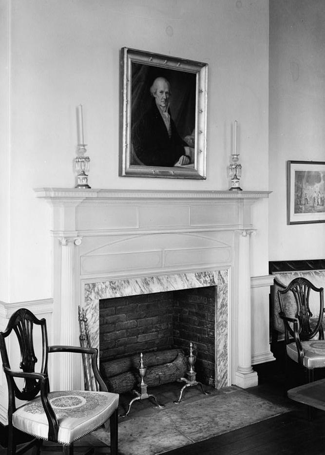 Homewood House - Carroll Mansion, Baltimore Maryland 1936 MANTEL IN S.E. ROOM, CENTRAL BLDG.