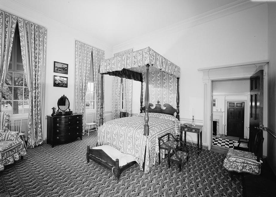 Homewood House - Carroll Mansion, Baltimore Maryland 2004 Guest Bedchamber, view looking northeast