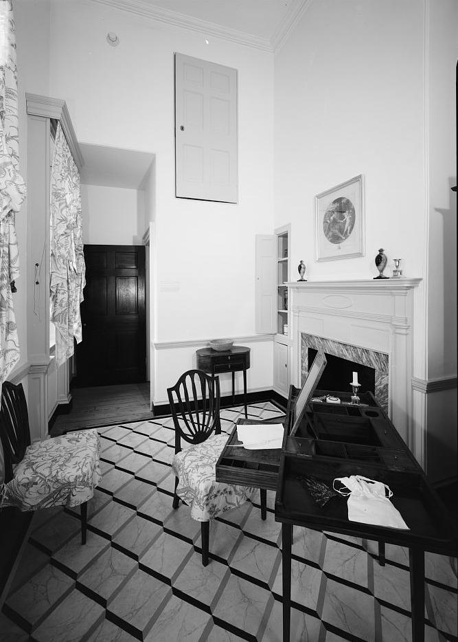 Homewood House - Carroll Mansion, Baltimore Maryland 2004 Dressing Room, view looking northwest