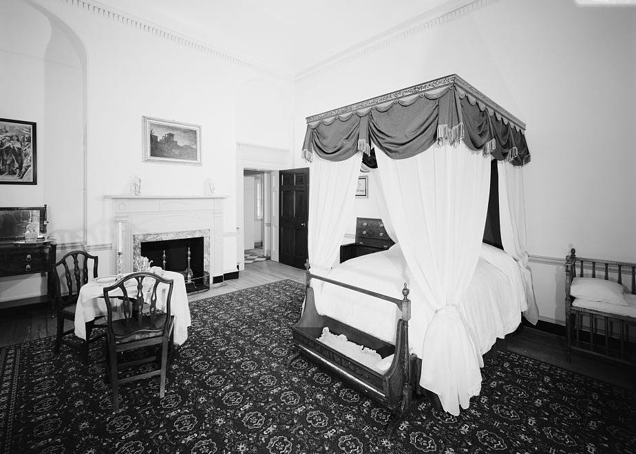Homewood House - Carroll Mansion, Baltimore Maryland 2004  Master Bedchamber, view looking southwest