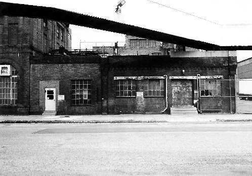 Gunther Brewing Company - Hamms, Baltimore Maryland 2002 South elevation of Boiler Room